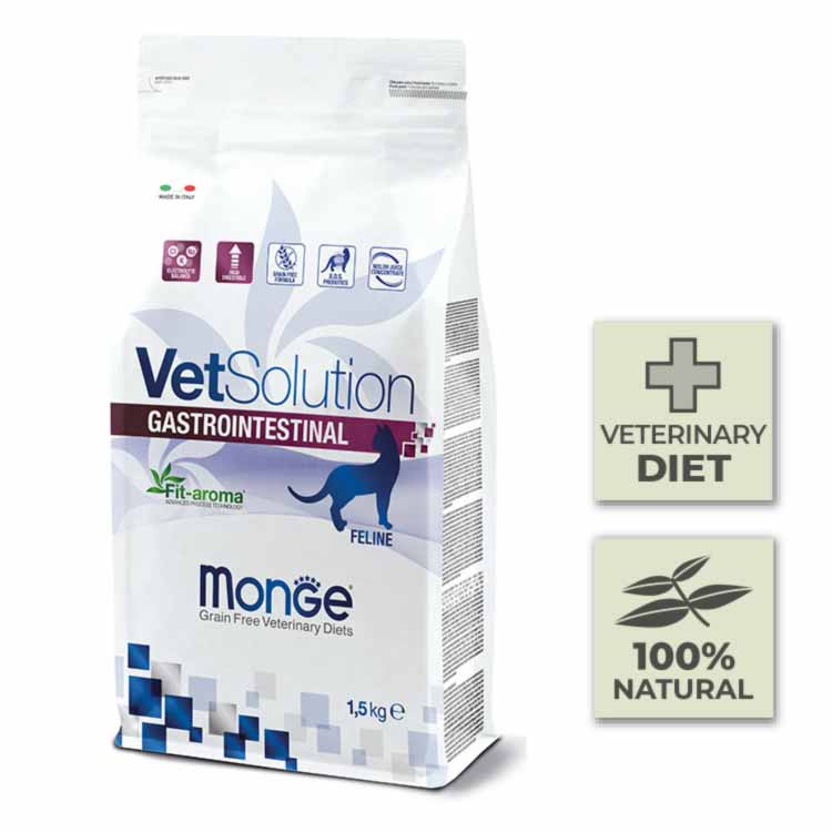 Pienso para gato Monge Vet Solution - Gastrointestinal - 1,5Kg