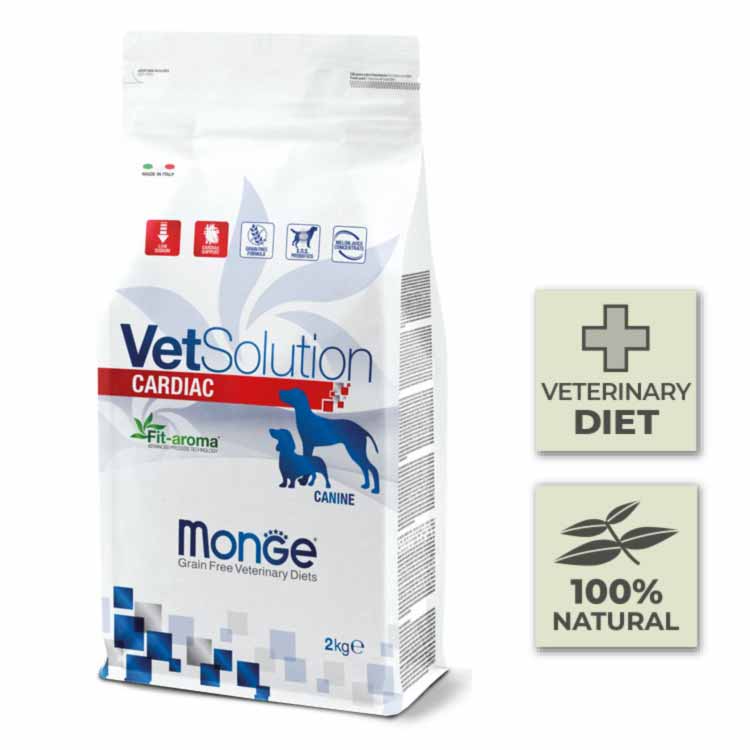 Pienso para perro Monge Vet Solution – Cardiac - 2Kg