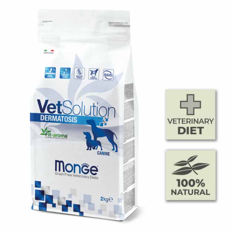 Pienso para perro Monge Vet Solution – Dermatosis - 2Kg