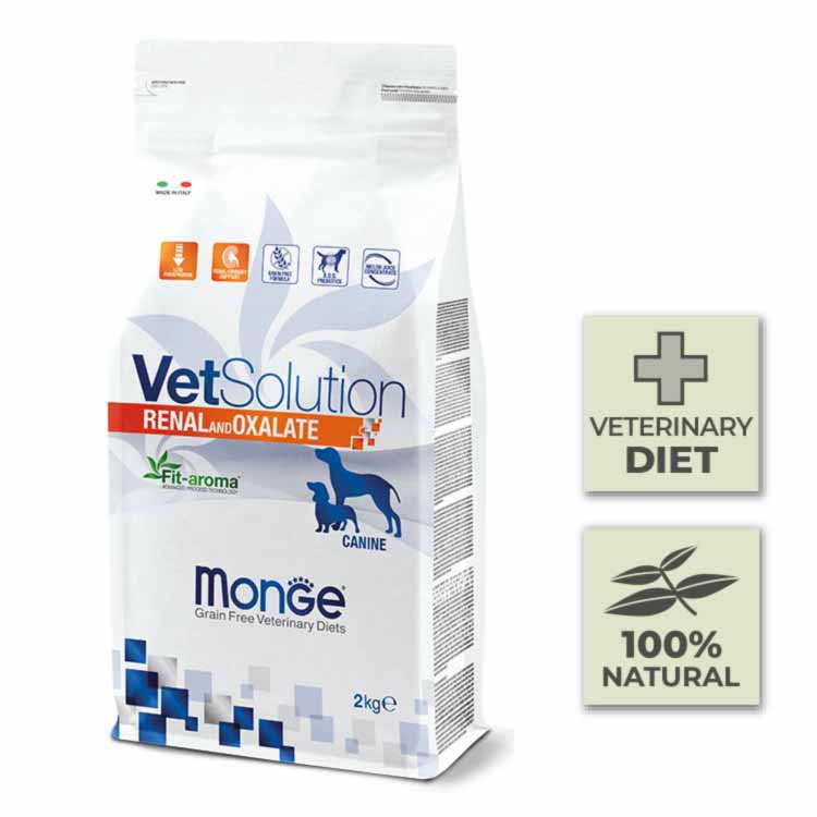 Pienso para perro Monge Vet Solution – Renal and Oxalate – 2Kg