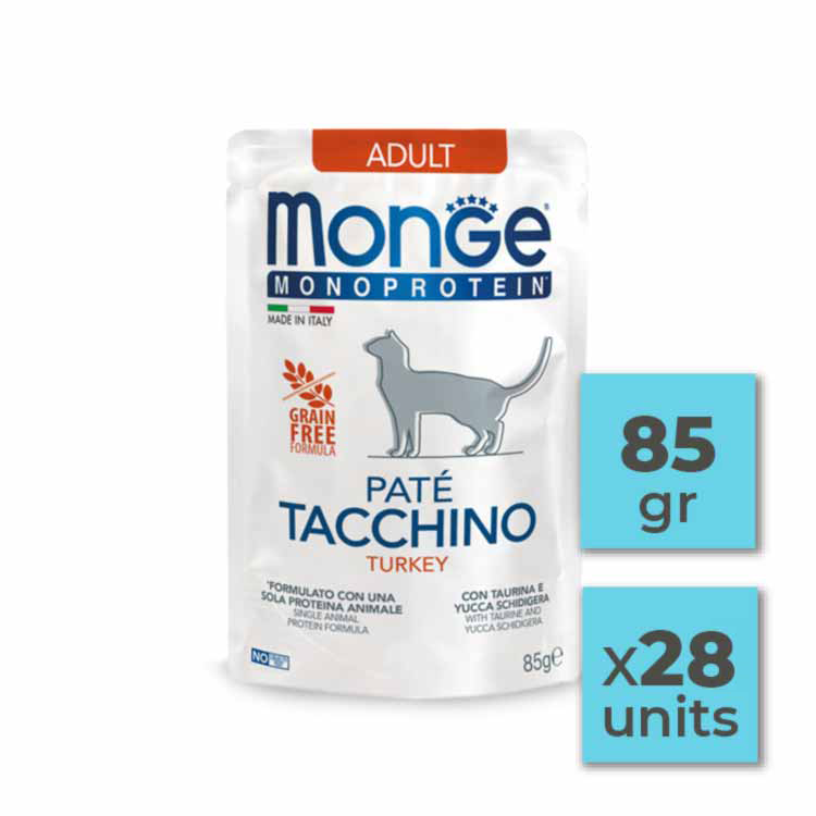 Pack-de-pouches-de-Comida-en-salsa-monoproteico-de-pavo-para-gato-adulto-85g-28u