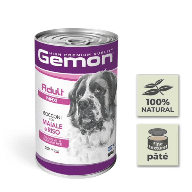 Gemon Lata Pate Perro con Cerdo y Arroz